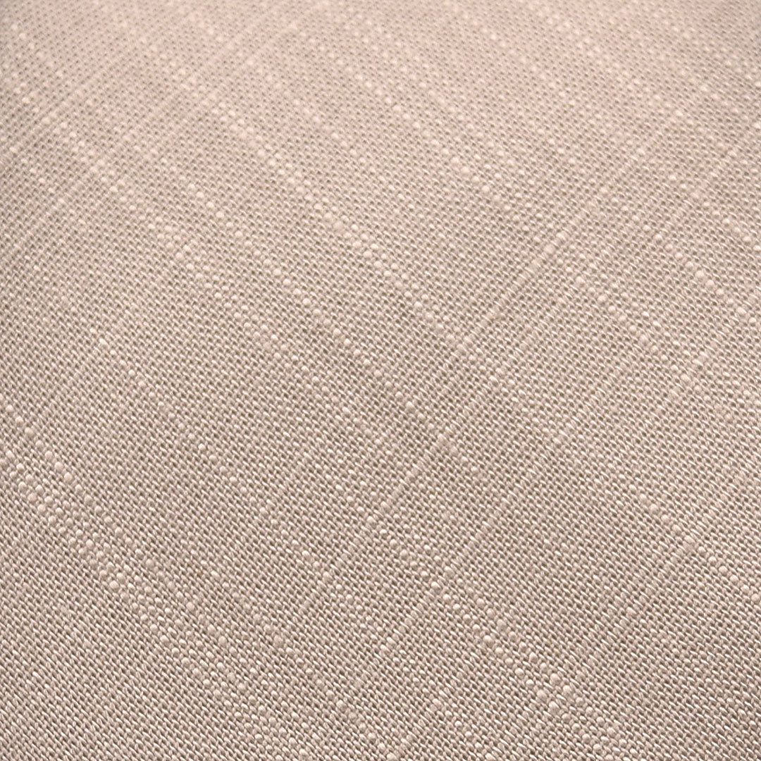 Closeup Detail Linen Taupe Tie