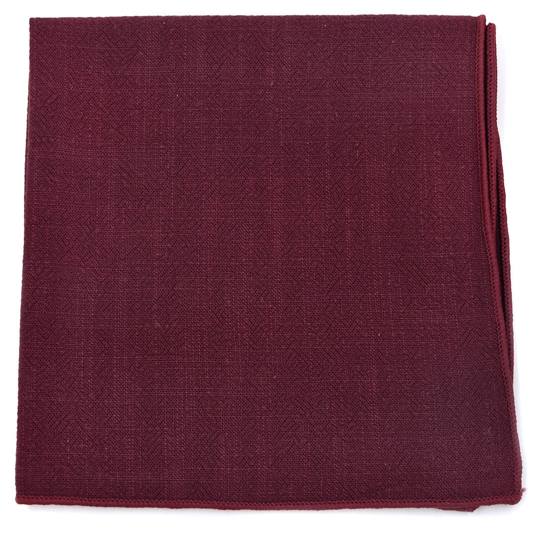 Linen Wine Pocket Square