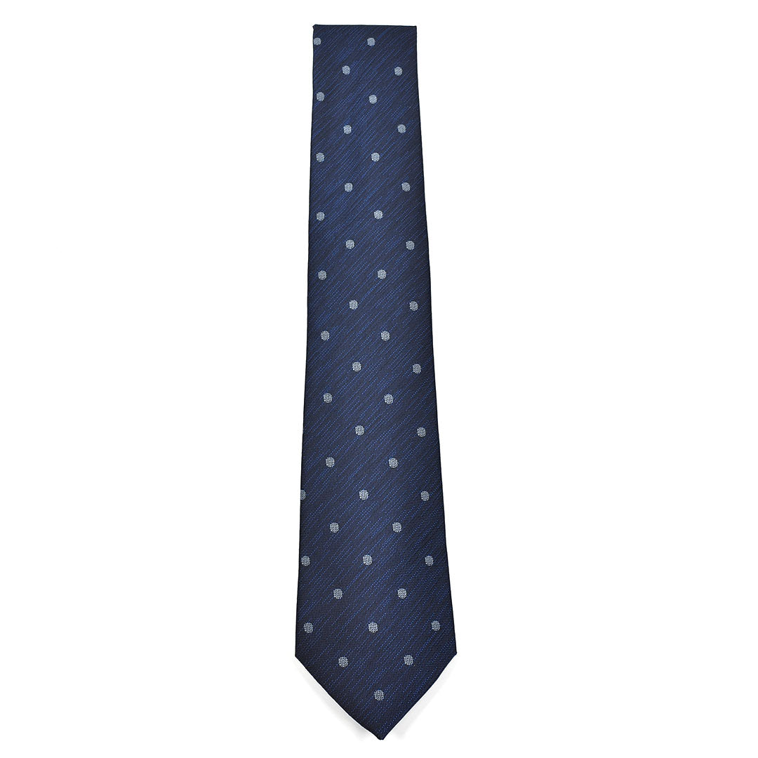 Polka Dot Downtown Blue Tie