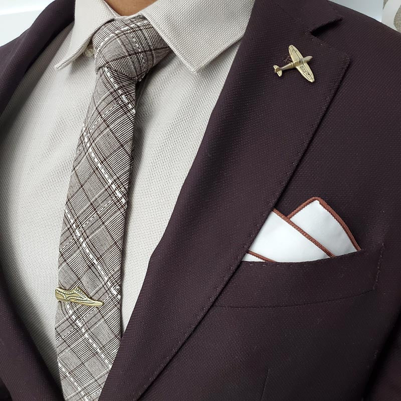 Lapel Pin - Bronze Plane