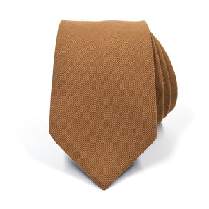 Solid Brown Tie