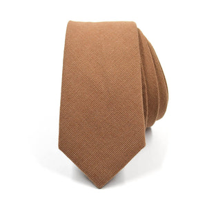 Solid Brown Tie