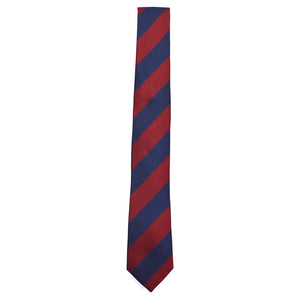 Striped Birdseye Navy Tie