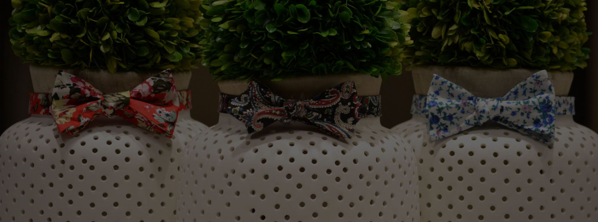 floral self tie bow ties collection
