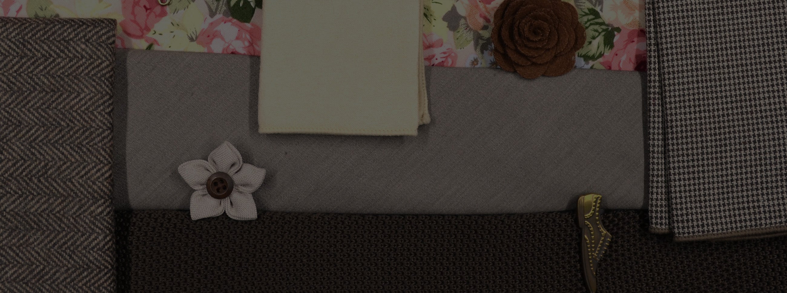 taupe wedding ties & accessories collection