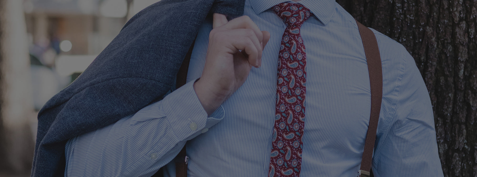Suspenders for Charcoal Grey Suits