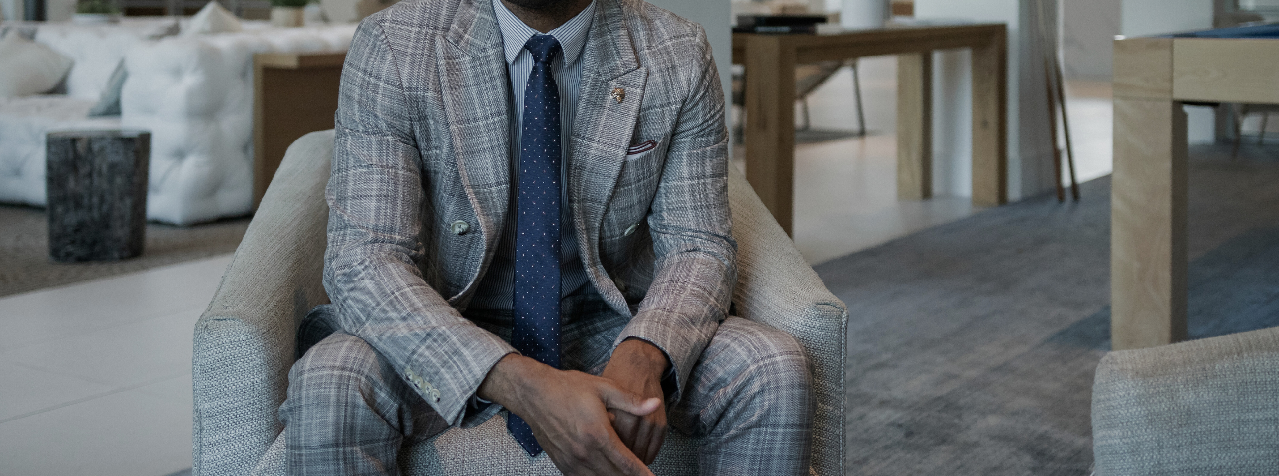 Gentleman sitting down