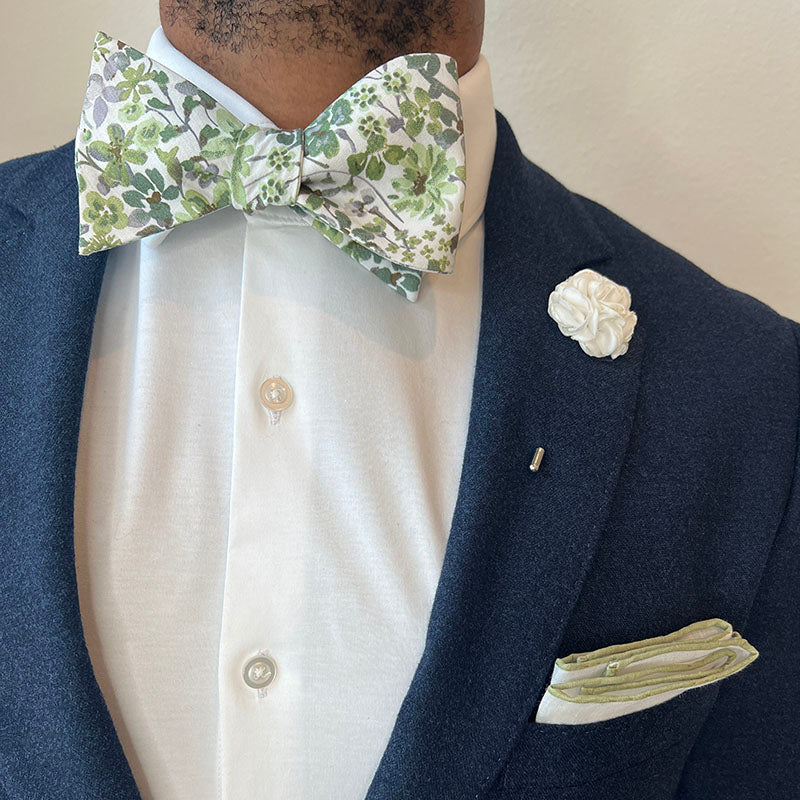 Floral Sage Green Bow Tie Set Floral Sage Green Bow Tie Set