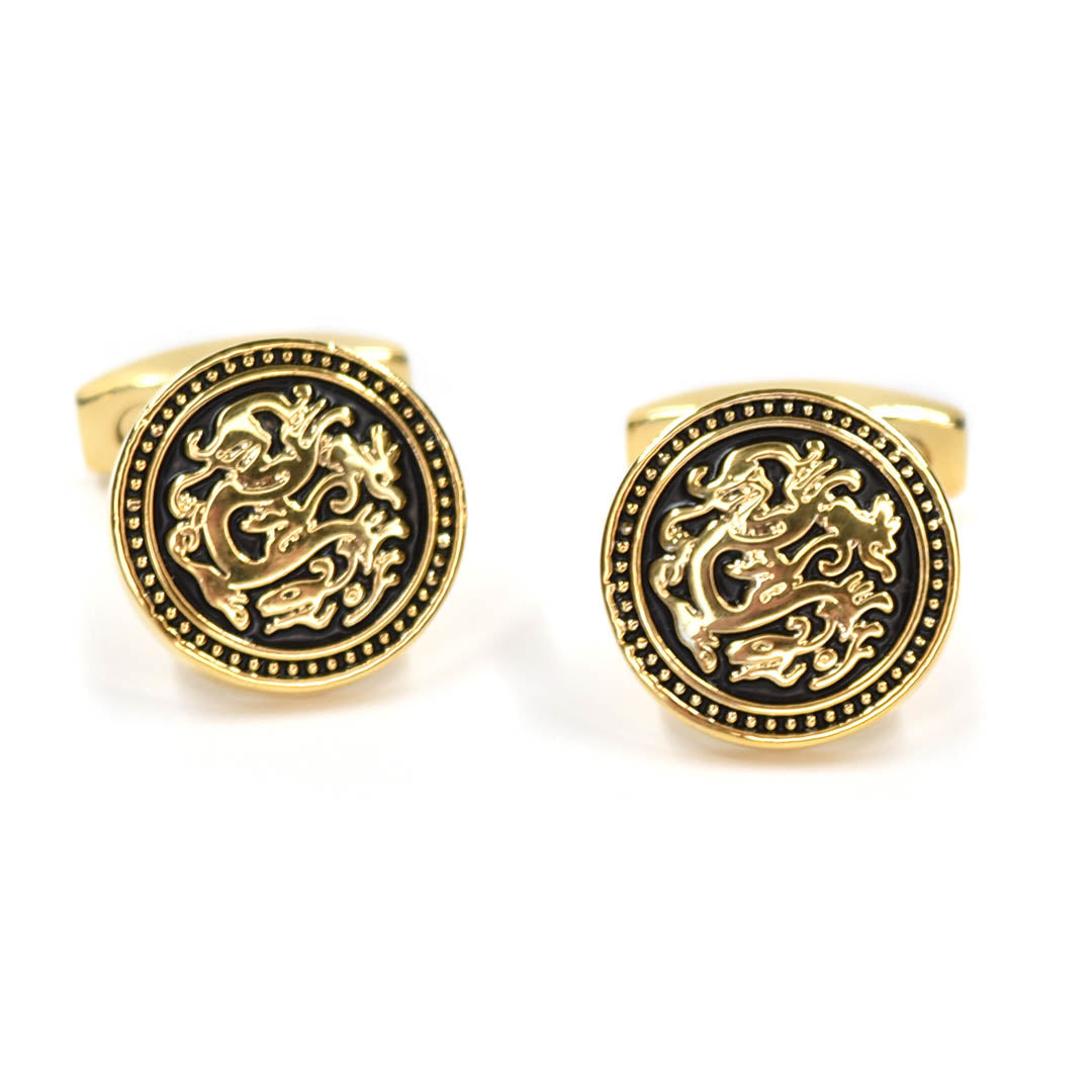 Gold Dragon Cufflinks