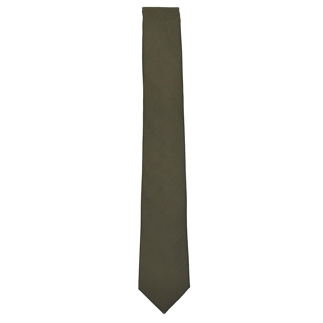 Herringbone Olive Tie - Art of The Gentleman