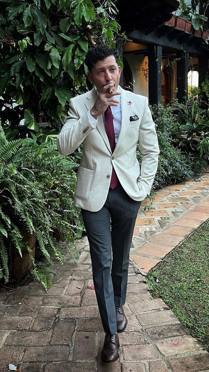 burnt orange tie next