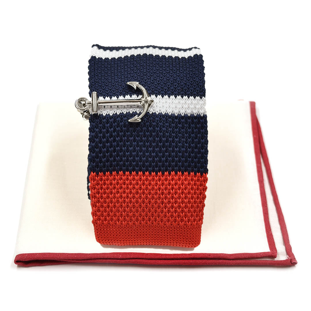 Knitted Firecracker Tie Set