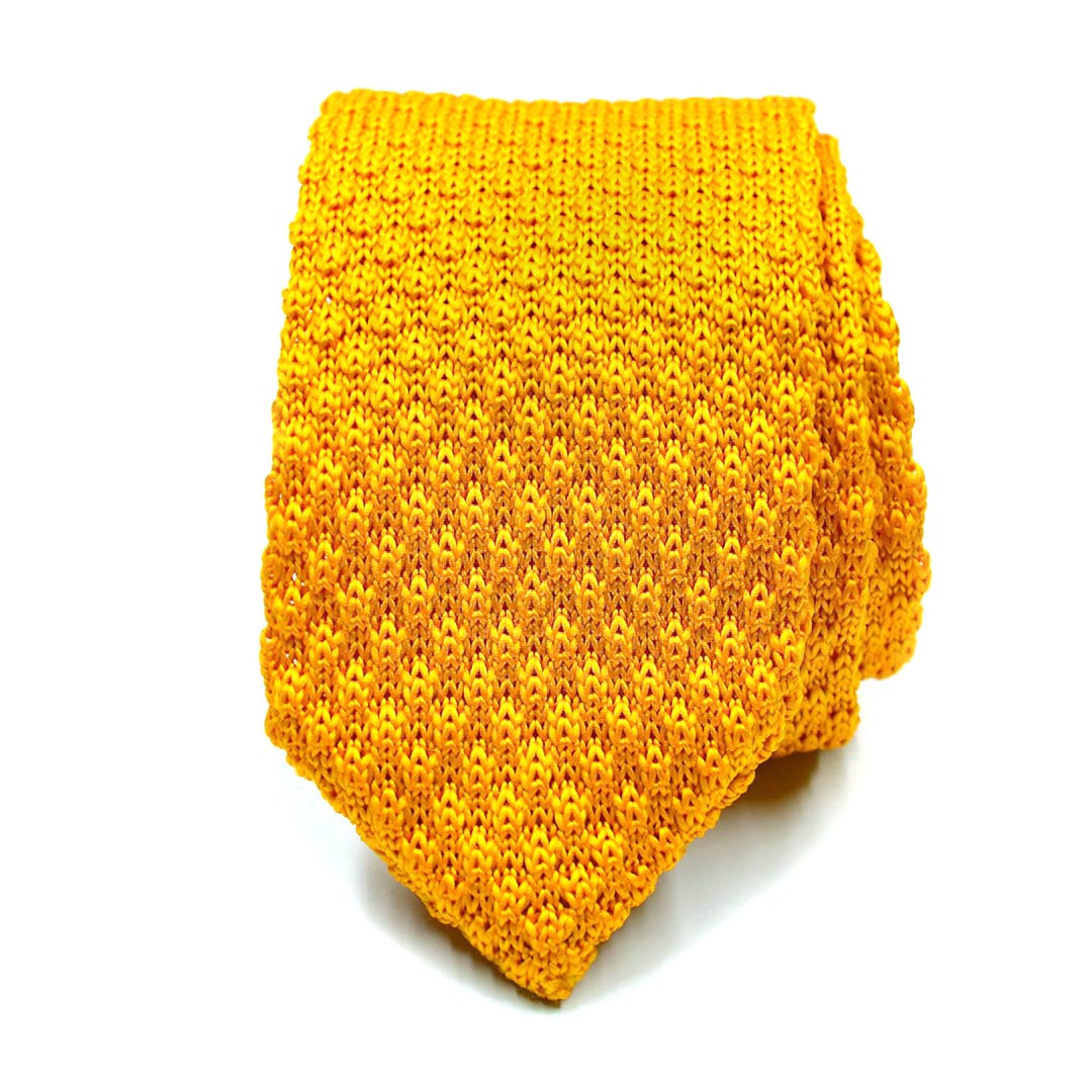 Knitted Point Dijon Tie Set