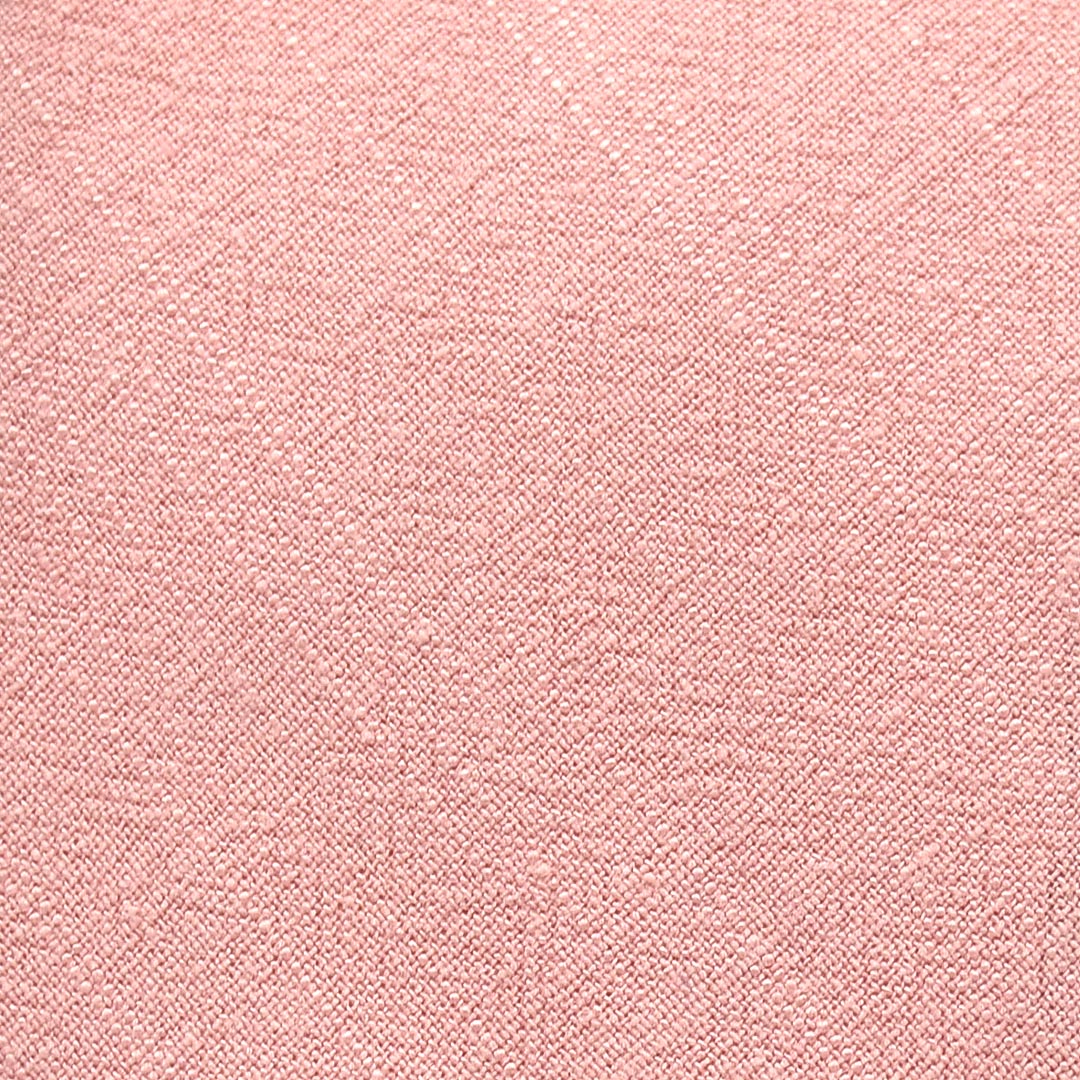 Detail View of Linen Blush Pink Cotton Fabric