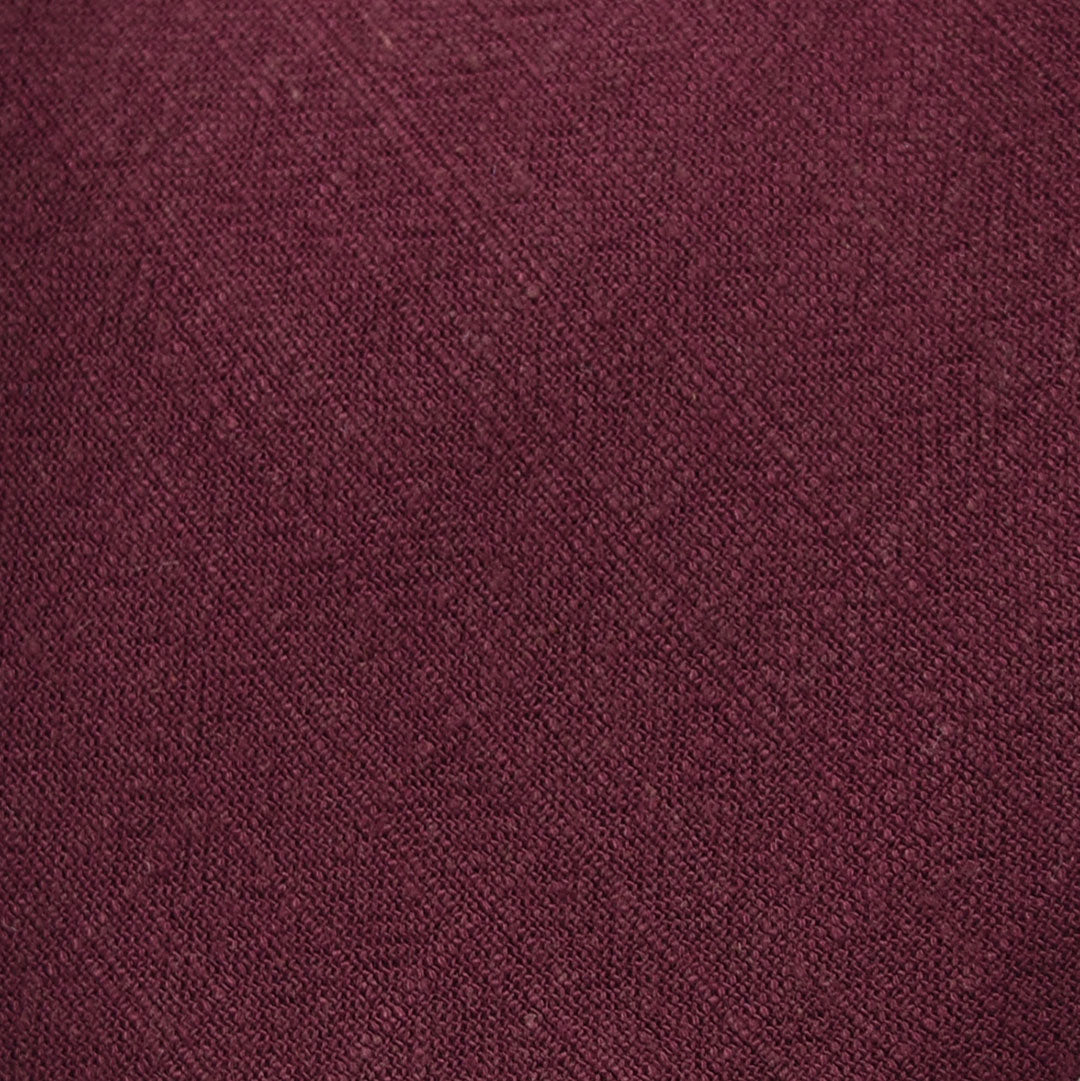 Closeup of linen wine tie cotton fabric
