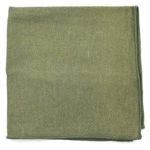 linen sage green pocket square