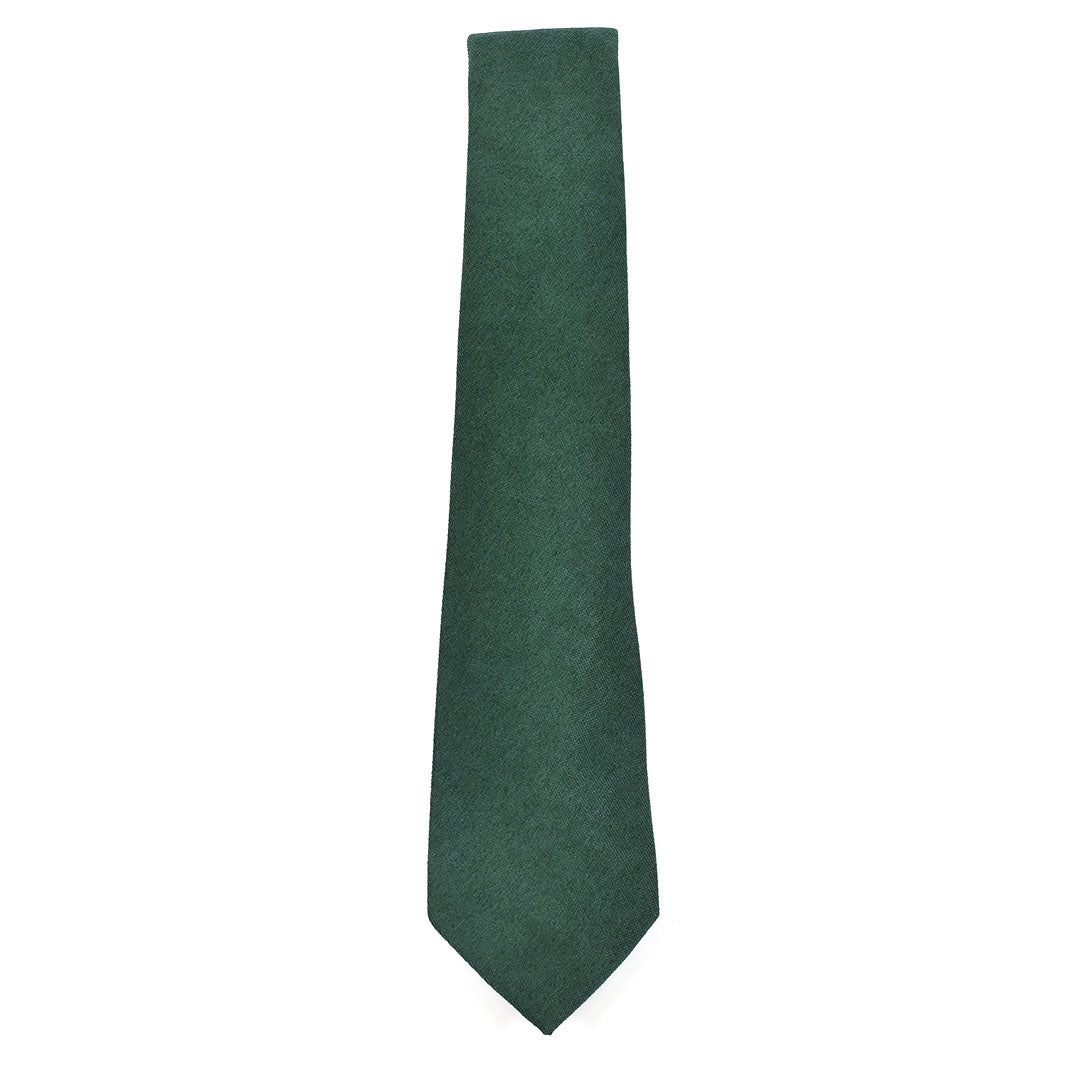 Emerald Green tie on a white background