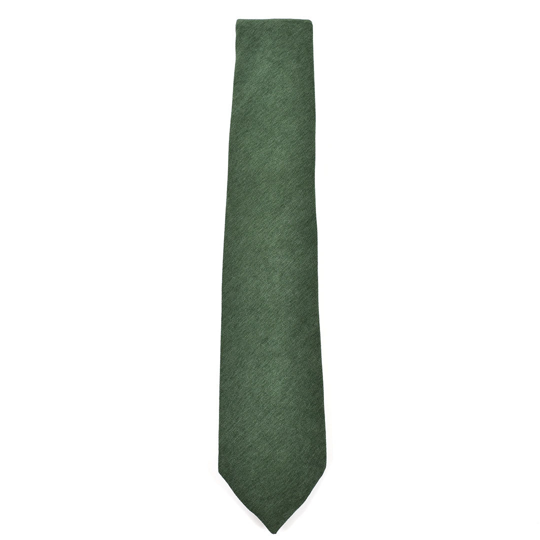 Hunter Green Tie on a white background