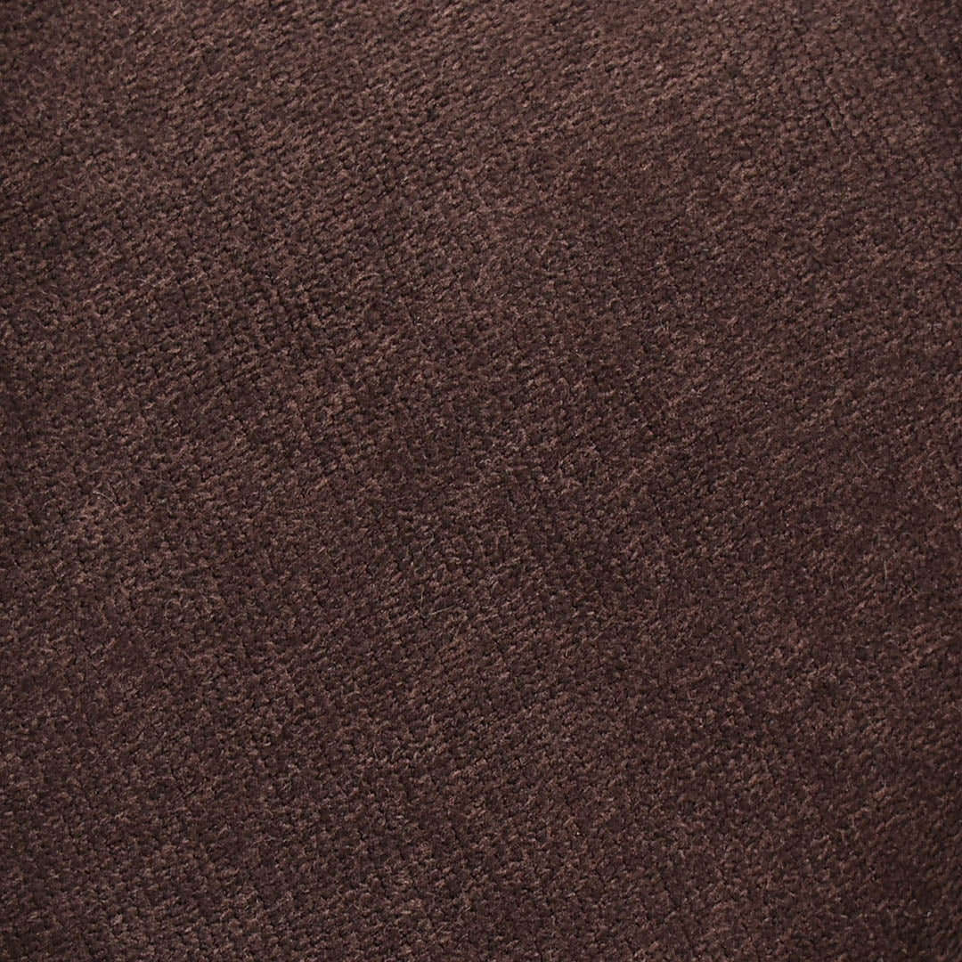 Close-up of Microsuede Mocha Brown textured fabric