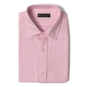 Herringbone Light Pink Non-Iron Dress Shirt