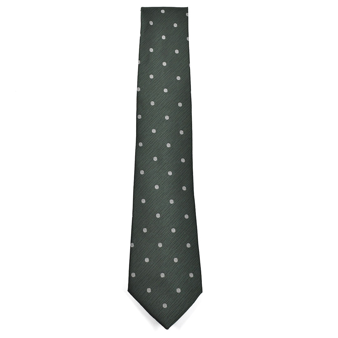 Polka Dot Downtown Green Tie