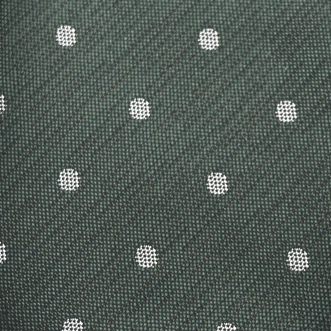 Polka Dot Downtown Green Tie