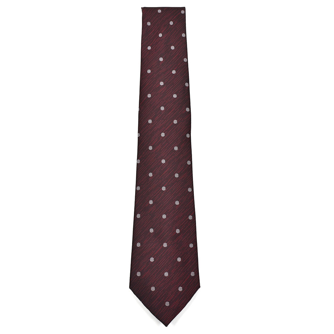Polka Dot Downtown Red Tie