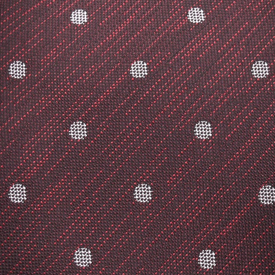 Polka Dot Downtown Red Tie
