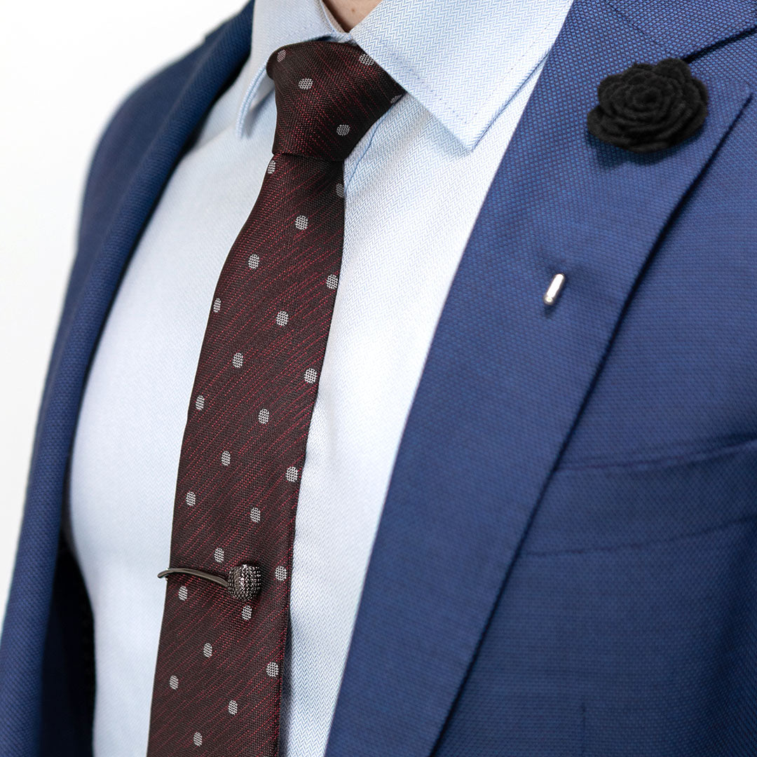 Polka Dot Downtown Red Tie