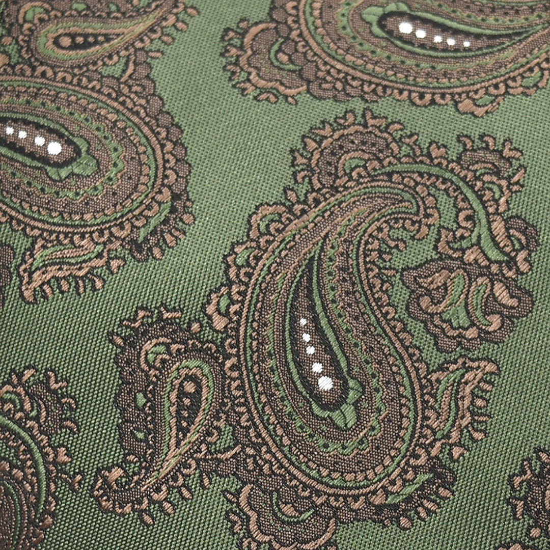 Regal Green Paisley Tie