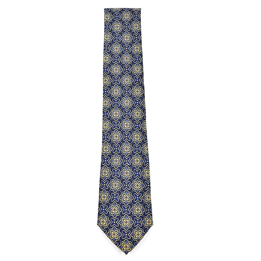 Regal Clover Navy Blue Tie