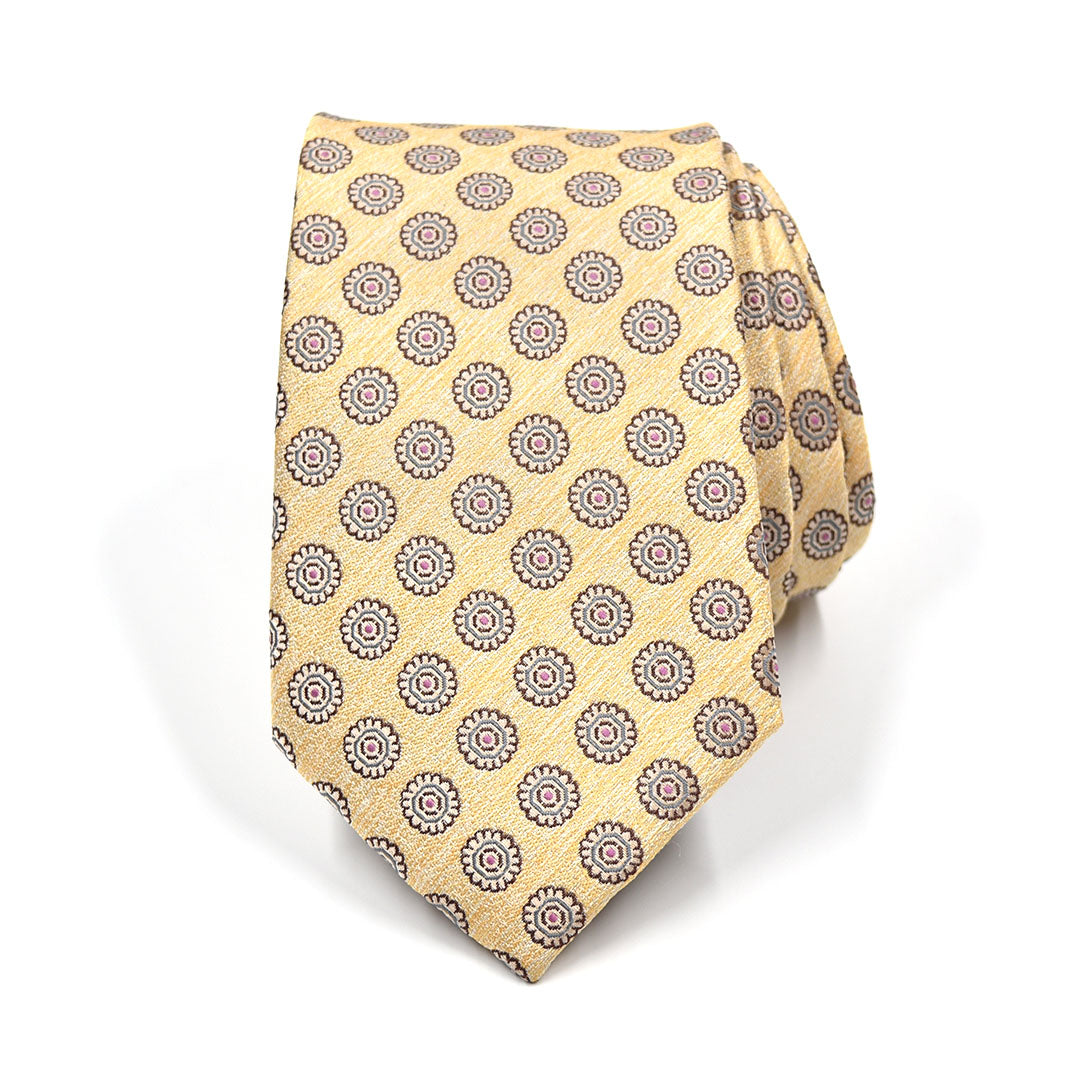Royal Butter Yellow Dots Tie