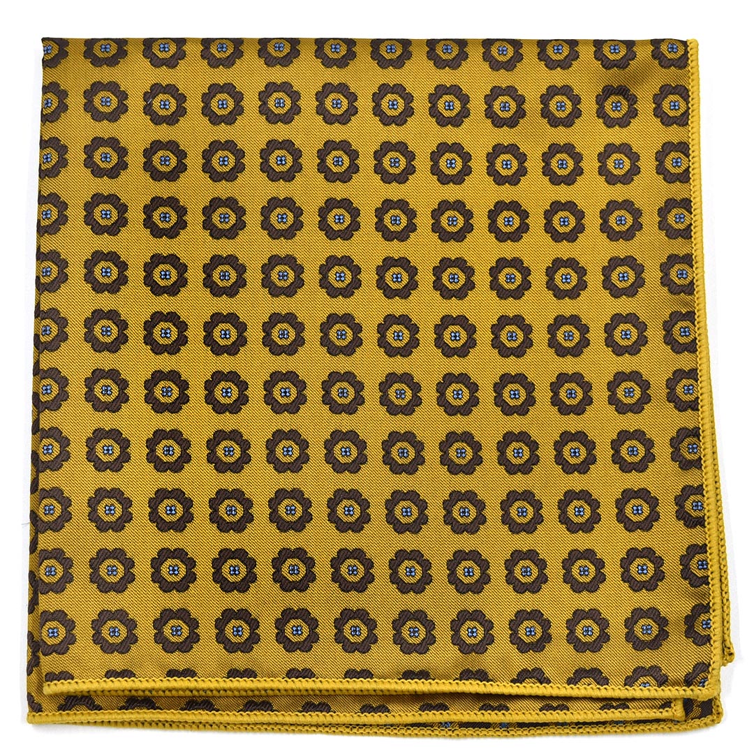 Royal Golden Dots Pocket Square