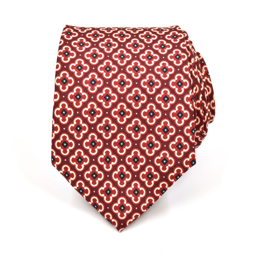 Royal Maroon Dots Tie