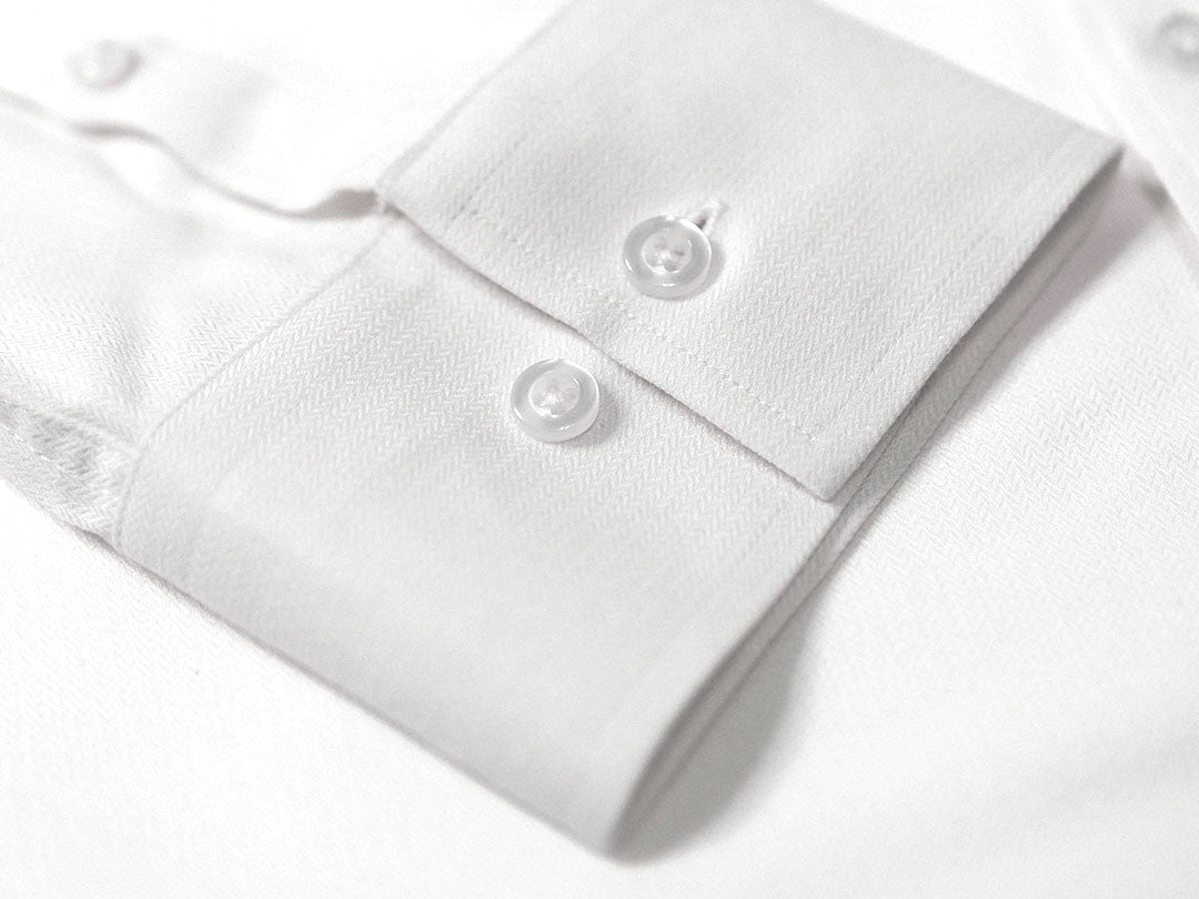 Shirt sleeve cuff with adjustable 2 buttons
