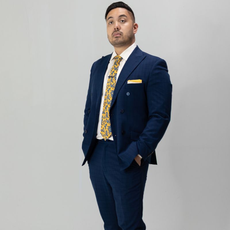 Royal Paisley Golden Yellow Tie