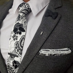 Lapel Pin - Bow Tie Jet Black