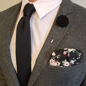 Knitted Slate Tie