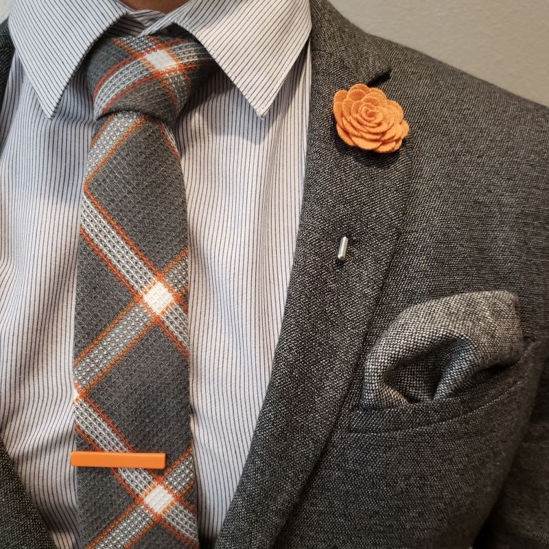 Pebble Grey Pocket Square