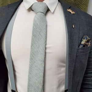 Solid Silver Suspenders