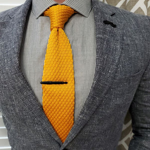 Knitted Point Dijon Tie