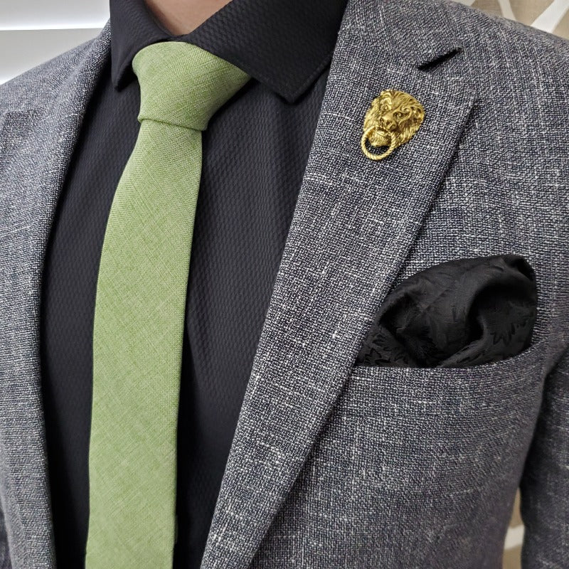 Floral Midnight Pocket Square