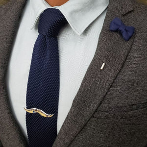 Lapel Pin - Bow Tie Navy