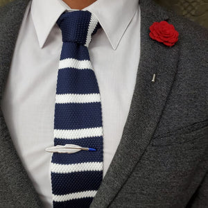 Dipped Feather Tie Bar
