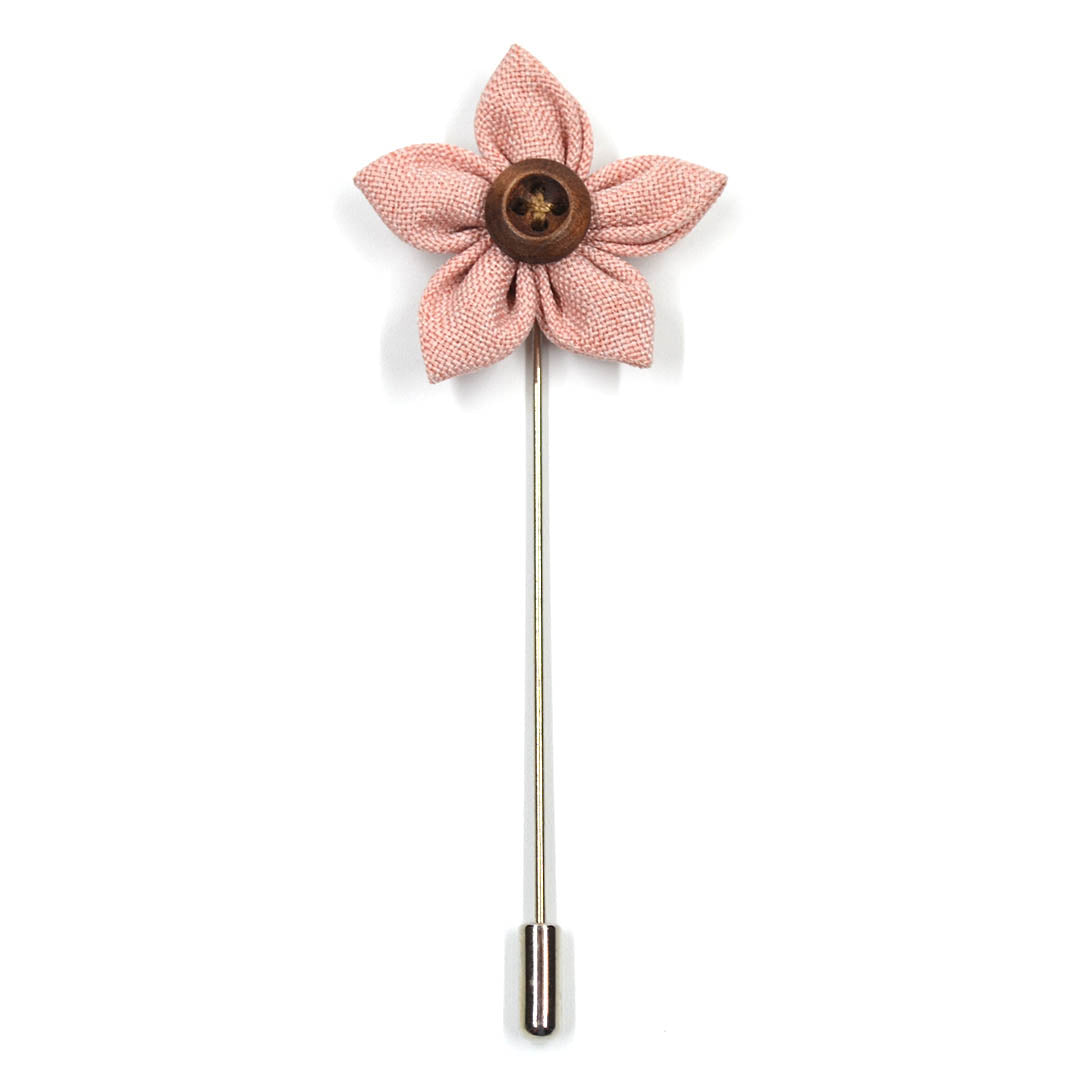 Lapel Pin - Wildflower Blush