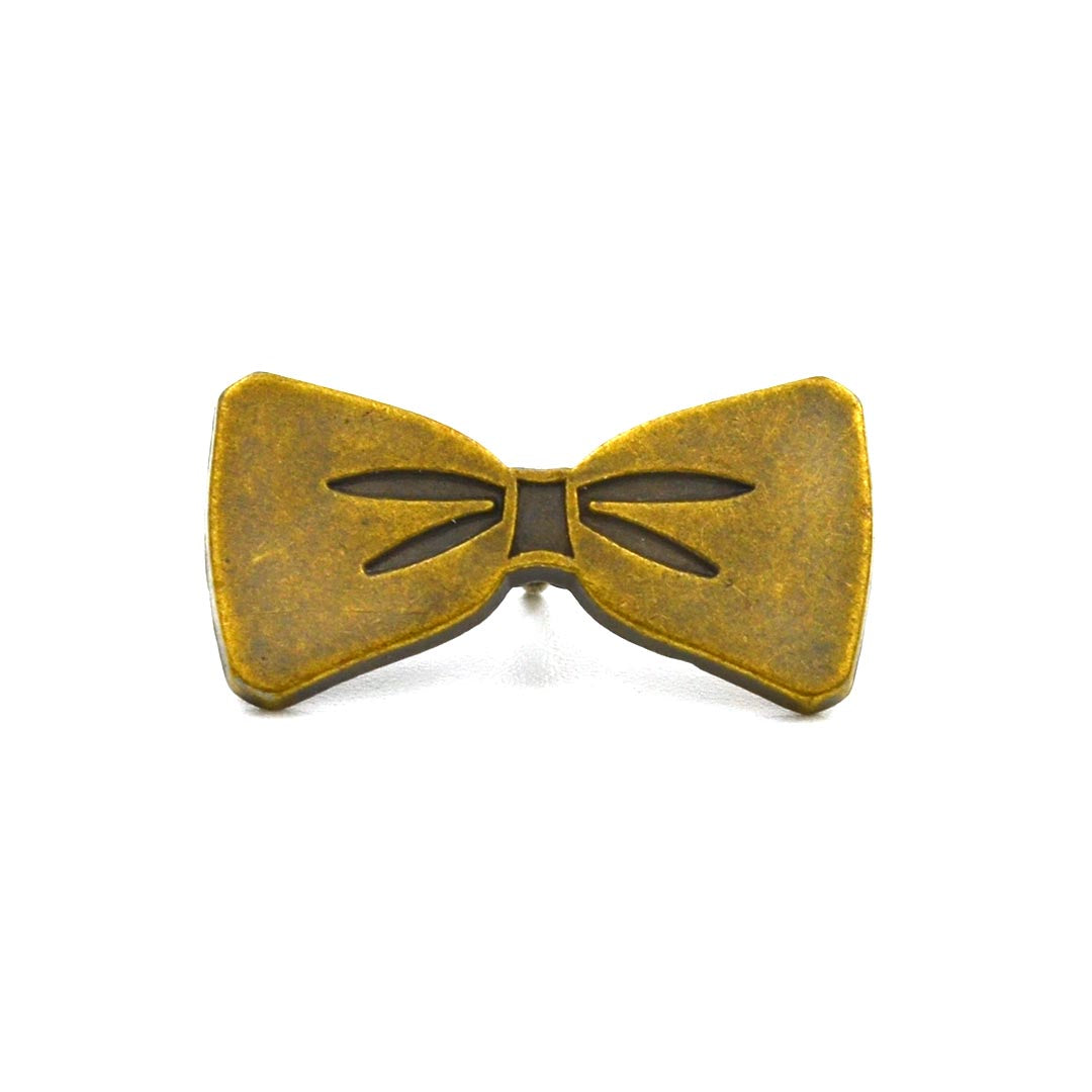 Bow Tie Bronze Lapel Pin