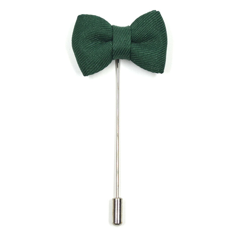 Lapel Pin - Bow Tie Forest Green