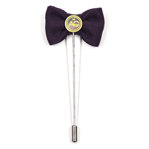 Lapel Pin - Bow Tie Purple