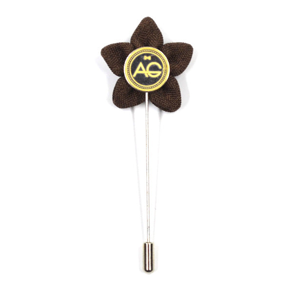 Lapel Pin - Wildflower Walnut