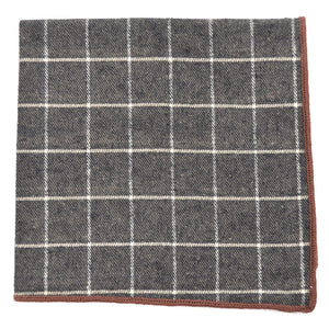 Knitted Point Burnt Orange Tie Set